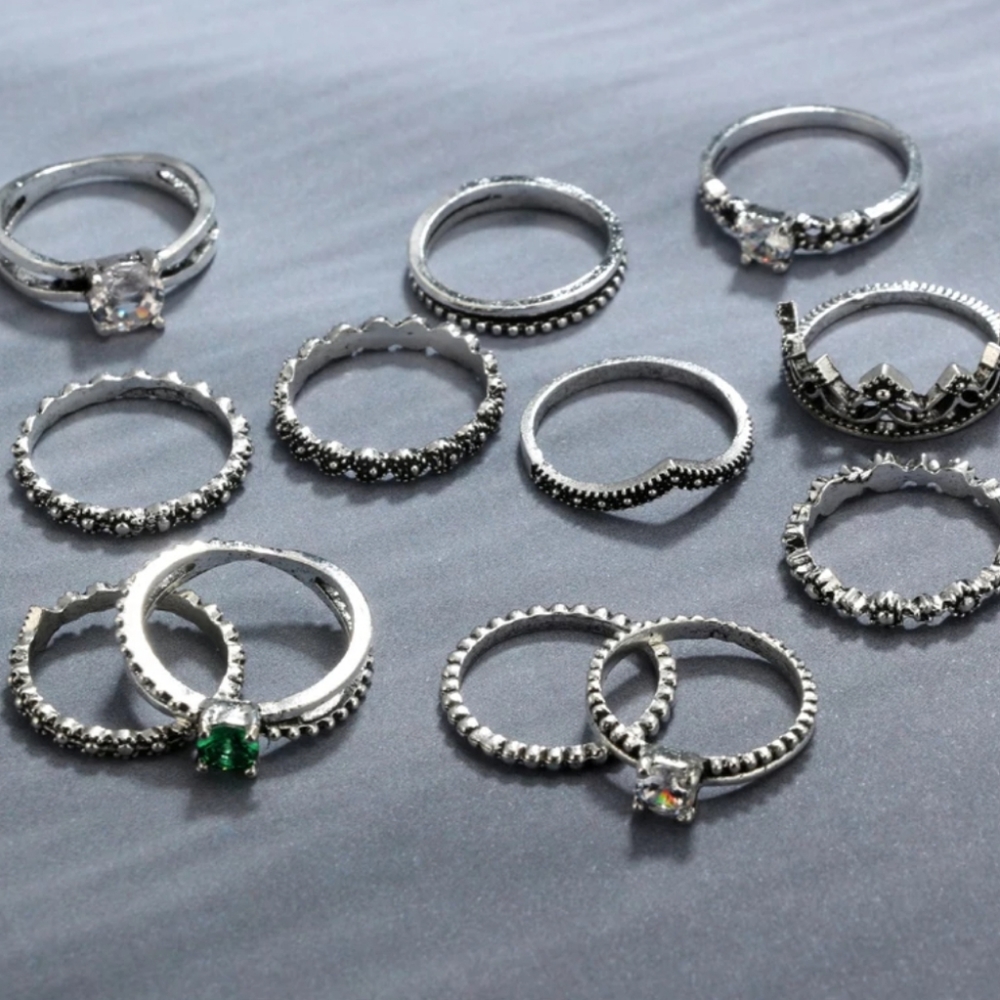 ♡Winona♡ 12 Piece Ring Set - Picture 5 of 5